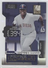 2001 Donruss Elite Prime Numbers Die-Cut /390 Tony Gwynn #PN-10C HOF