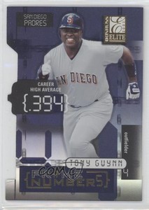 2001 Donruss Elite Prime Numbers Die-Cut /390 Tony Gwynn #PN-10C HOF
