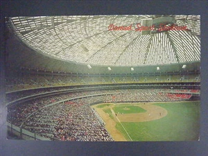 Tarjeta postal 1965 Harris County Domed Stadium Pre-Astrodome Houston Astros Oilers - Imagen 1 de 1