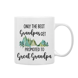 Great Grandpa Mug Great Grandpa Gifts Coffee Mug Grandpa Baby Announcement Mu... - Picture 1 of 5