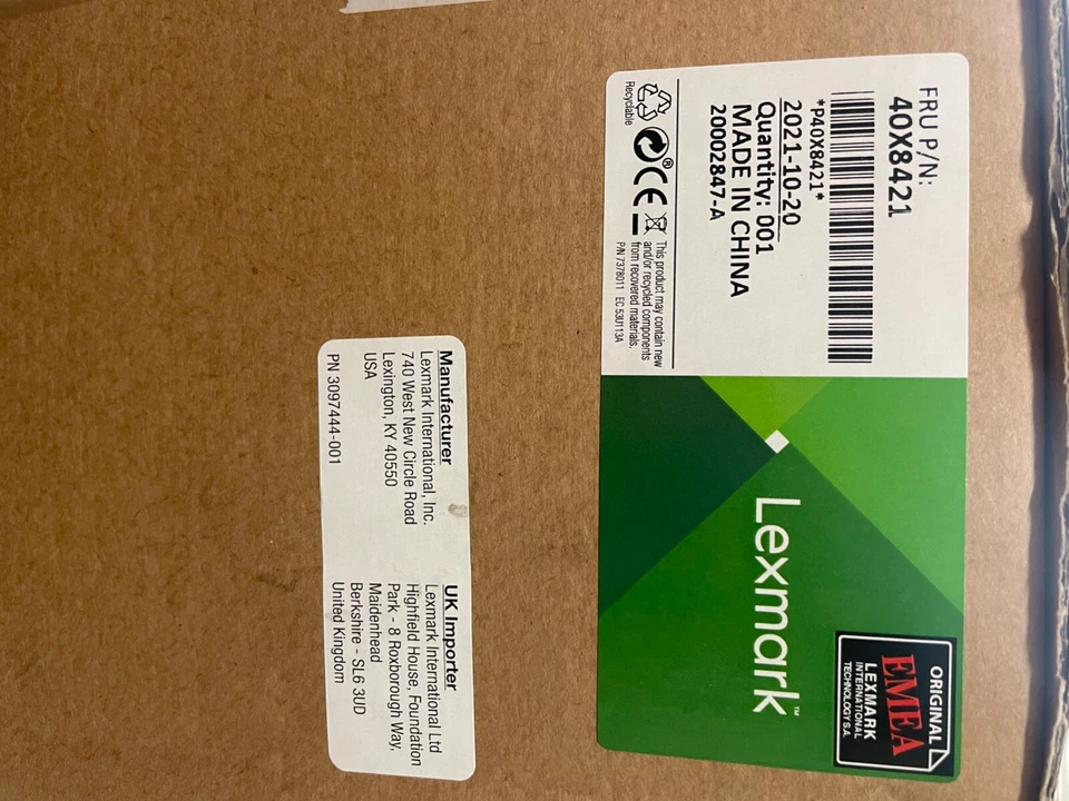 Lexmark 40X8421 Maintenance Kit. Fuser 220V - Image 1 of 1