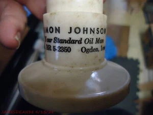 Pop Up Toothpick Dispenser Penis Shaped SIMON JOHNSON STANDARD OIL OGDEN IOWA - Picture 1 of 2