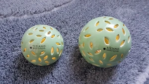 Tiziano Keramik Lichtkugel Villari mit LED und Timer - Bild 1 von 3