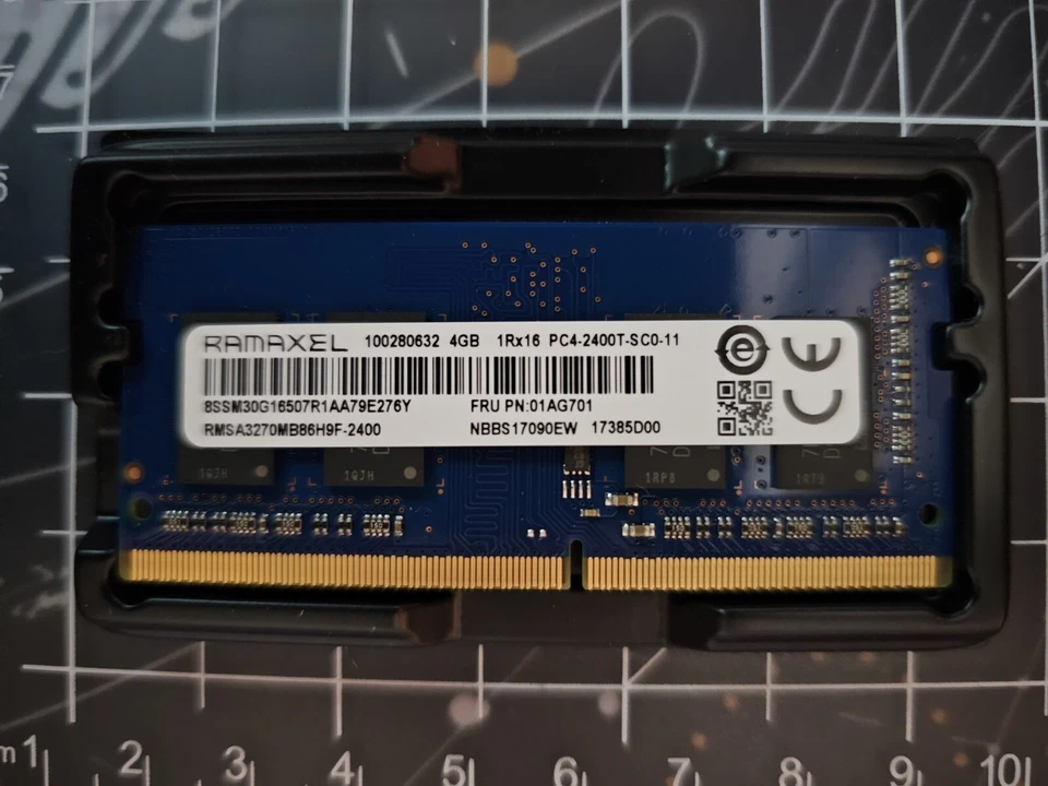 4GB DDR4-2400 SODIMM Ramaxel RMSA3270MB86H9F-2400 Laptop Memory RAM - Image 1 of 1