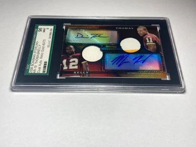 Tarjeta autógrafa doble Bowman Sterling 2008 Malcolm Kelly/Devin Thomas 9 automática/75 Foto 1 de 2