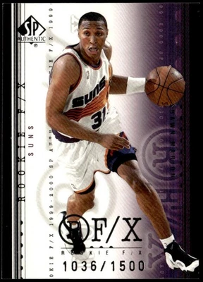 Auténtico #99 Shawn Marion #/1500 SP 1999-00 F/X E1 Foto 1 de 2