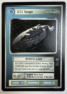Star Trek CCG - VOYAGER - RARE - U.S.S. Voyager - #194 - NM - Picture 1 of 2