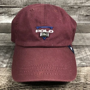 Polo Ralph Lauren cappello berretto cinturino schiena rosso ricamato impero polo club - Foto 1 di 10