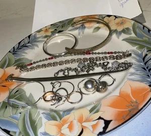 VINTAGE STERLINGSILBER KONVOLUT, ARMBÄNDER, ECT.,86 GRAMM, SIEHE BILDER - Bild 1 von 13