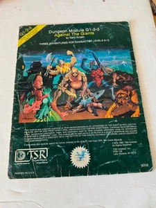 TSR 1981 Dungeon Dragon AD&D D&D MODULO DUNGEON 9058 G1-2-3 CONTRO I GIGANTI - Foto 1 di 5