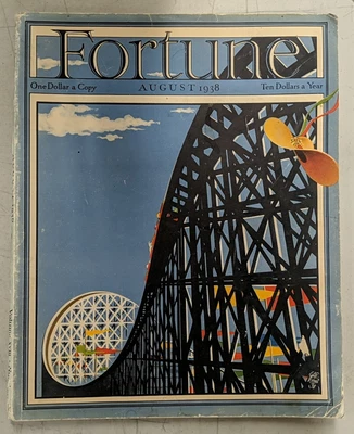 Fortune Magazine August 1938 Vol XVII No 2 Reynolds Tobacco Death by Tariff - Image 1 of 4