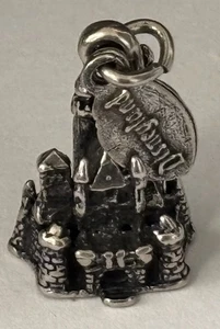 Disneyland Sterling Silver 3.7g 3/4” Tall Castle Charm - Picture 1 of 5