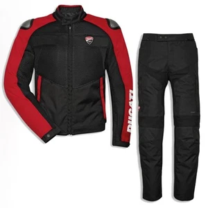 Ducati Mesh Men Motorcycle Textile Waterproof Motorbike Racing Jacket & Pants - Picture 1 of 10