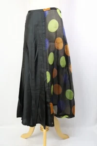 tricot COMME des GARCONS Black/Multicolor Silk Skirt 122 7453 - Picture 1 of 7