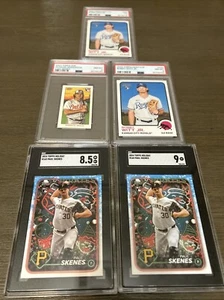 2024 Topps Paul Skenes, 2023 Topps 206 Gunnar Henderson, 2022 Heritage Witt Lot - Picture 1 of 6