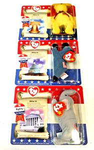 Ty Beanie Babies American Trio/Original packaging. Rare w/Tag Errors Free Shpg! - Picture 1 of 10