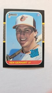 1987 DONRUSS KEN GERHART RATED ROOKIE #30 NM  - Picture 1 of 1