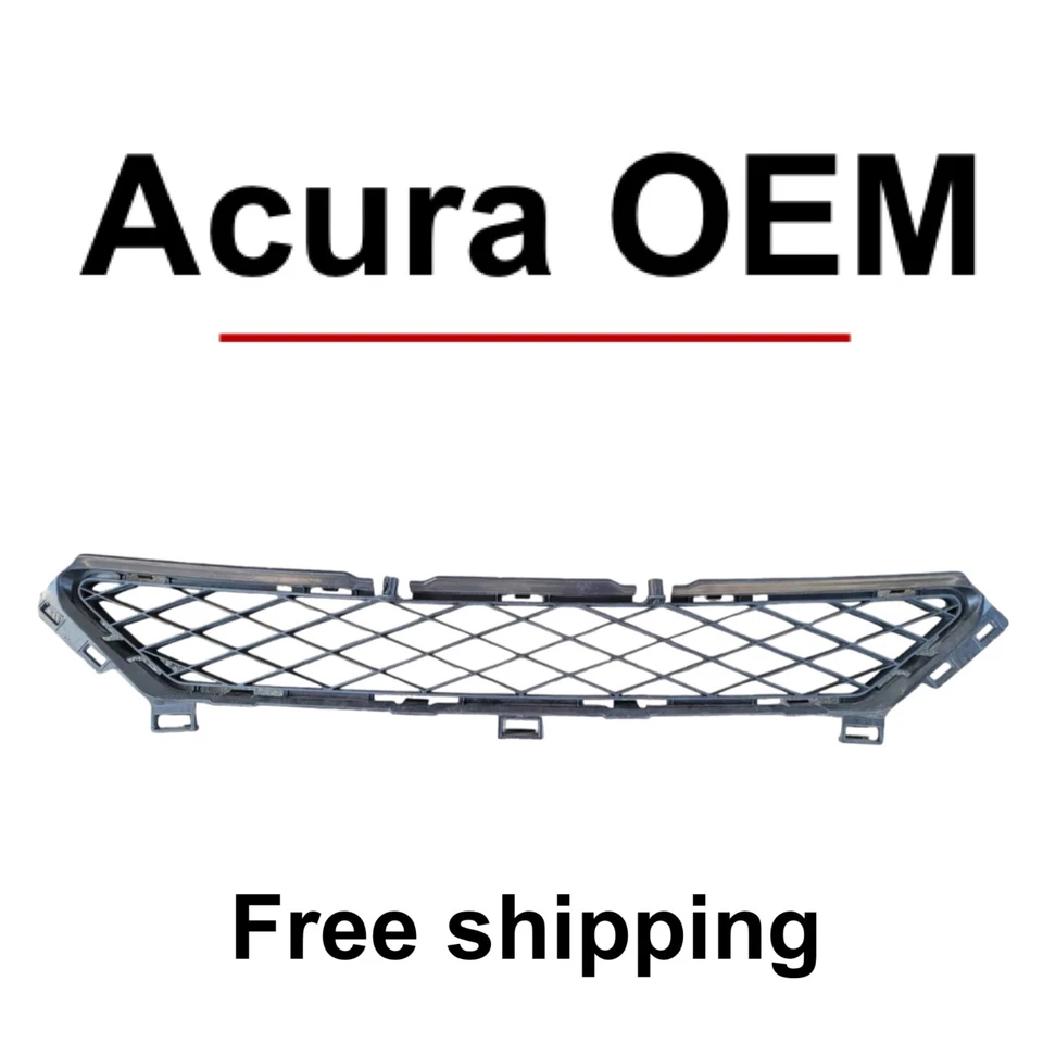 原始设备制造商 2014 - 2017 讴歌 RLX 前保险杠中心格栅烤架下部新品 — 第 1/3 张图片