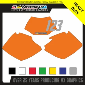 KTM EXC 1998-1999 MX Motocross backgrounds graphics decals - Picture 1 of 1