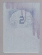 DEREK JETER 2022 LEAF LUMBER PRINTING PLATE 1/1 **NEW YORK YANKEES** HOF