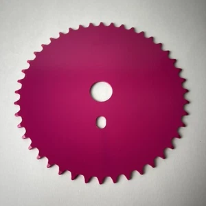 BMX OLD SCHOOL SPROCKET 44 TOOTH FITS GT SCHWINN PREDATOR NOS VINTAGE PINK - Picture 1 of 8