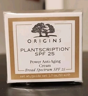 Origins Plantscriptions SPF 25 POWER ANTI-AGING Cream 1.7 fl oz Unopened 3 Pack. - Image 1 of 4