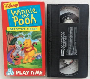 Winnie the Pooh Playtime: Detective Tigger (VHS, 1994, Slipsleeve) - Picture 1 of 7