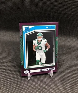 2024 Donruss Braelon Allen RATED ROOKIE /120 SEASON STAT LINE PURPLE FOIL SP 306 - Picture 1 of 17
