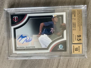2015 Bowman Chrome Prime Position Autographs Byron Buxton 9.5 Gem Mint - Picture 1 of 2
