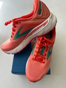 Brooks Women’s Adrenaline GTS Coral Latigo 7.5 Medium Sneaker Running Shoes - Picture 1 of 10