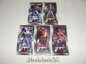 Juego de 5 tarjetas coleccionables 1994 Killer Instinct Nintendo Jago Riptor Chief Thunder RARO - Imagen 1 de 3