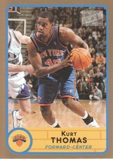 2003-04 Topps Bazooka Basketball Gold Parallel #40 Kurt Thomas
