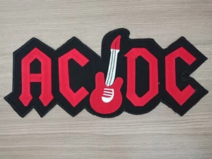 Big Patch ACDC Music Band Biker Motorcycle Embroidered Patch/Sew-on Jacket Jean - Picture 1 of 4