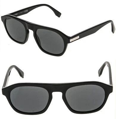 Модные круглые солнцезащитные очки унисекс с черным логотипом FENDIESSENTIAL 40143 FE40143I - Изображение 1 из 4