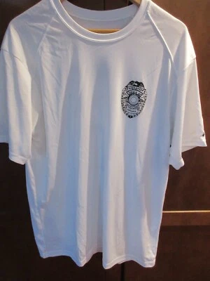 CAMISETA TEJÓN BLANCO FUERTE FASIER STRONG SPORT DEPT OF CORRECTIONS NUEVA SIN ETIQUETAS TALLA L GRANDE Foto 1 de 2