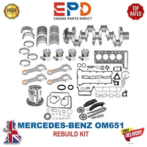 MERCEDES BENZ SPRINTER OM651 2.2L D CRANKSHAFT WITH ENGINE REBUILD KIT BRAND NEW - Picture 1 of 7