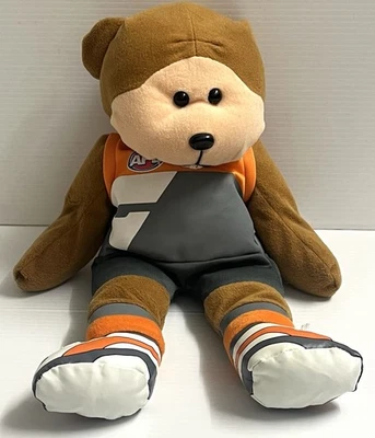 AFL GWS Giants Wally Beanie Kids Bear Large 35cm+  Teddy Plush Toy - image 1 of 4