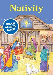 CHRISTMAS KIDS: Pocket-Sized Nativity Sticker Activity Book - Foto 1 di 7