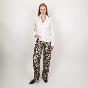 Banana Republic Gold Trousers, UK Size 8 - Picture 1 of 4