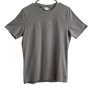 Gymshark Mens Medium Gray Tee T Muscle Athletic Workout Shirt - Picture 1 of 8