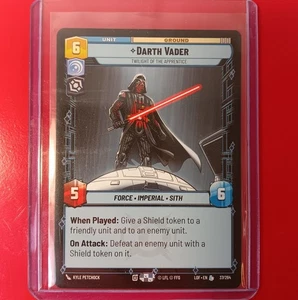 Star Wars Unlimited Darth Vader 539 Twilight Of The Apprentice Folienvariante   - Bild 1 von 3