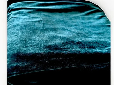 8 yardas de tela de terciopelo verde esmeralda Foto 1 de 4