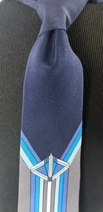 VITALIANO PANCALDI Mens 100% Silk Necktie Handmade ITALY Luxury Multi-Color GUC  - Picture 1 of 12