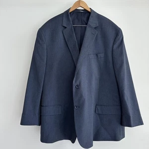 Oak Hill Blazer Mens 60R Blue Sport Coat Perfect Fit Career Office Smart Casual - Picture 1 of 7