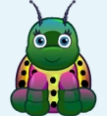 Webkinz Jewel Beetle HM9282 rainbow bug iridescent insect Virtual code messaged - Image 1 of 2