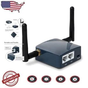 OpenWrt Reise WLAN Router Mini 2x Ethernet USB VPN Client Secure Public WLAN - Bild 1 von 13