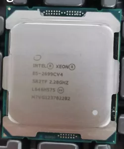 Intel Xeon E5-2699C V4 LGA2011-3 X99 SR2TF 2.20GHz 22-Core 44-Thread Server CPU - Picture 1 of 1