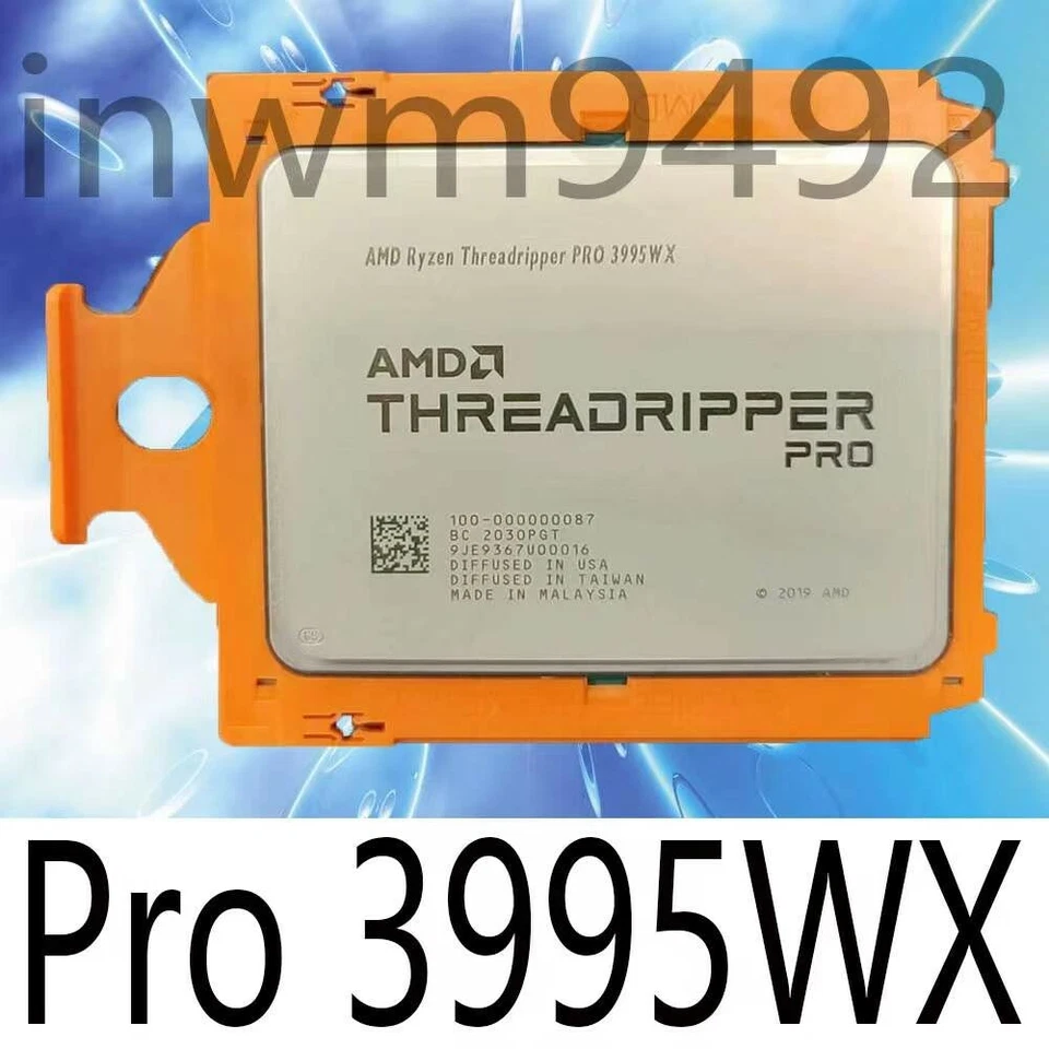 AMD Ryzen Threadripper Pro 3995wx 64-Core 2.70ghz 256mb 280w swrx8 CPU Processor - Image 1 of 1
