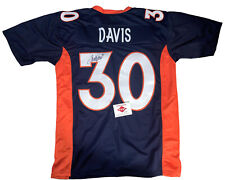 Terrell Davis Autographed/Signed Jersey W/ COA Denver Broncos