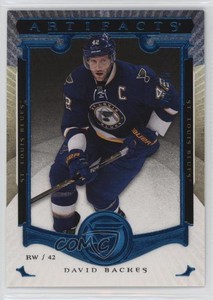 2015-16 Upper Deck Artifacts Sapphire /85 David Backes #27